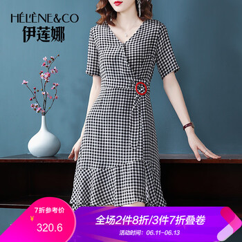 伊蓮娜（Helene & co）  荷葉邊，立體裝飾 連衣裙