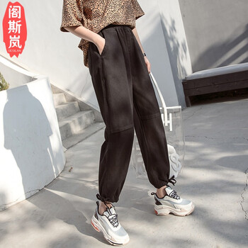 閣斯嵐（Gesilan）  直筒褲 女 九分褲 休閑褲