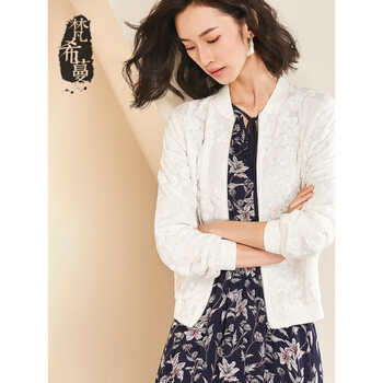 梵希蔓（vimly） 立領(lǐng) 長(zhǎng)袖 女 短外套 口袋，拉鏈，多口袋