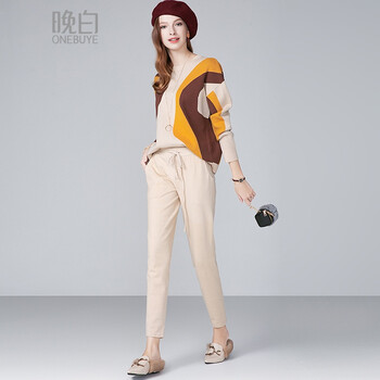 ONE BUYE  鉛筆褲/小腳褲 女 長(zhǎng)褲 休閑褲