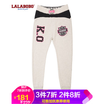 拉拉波波（LALABOBO） 中腰 鉛筆褲/小腳褲 女 長褲 休閑褲