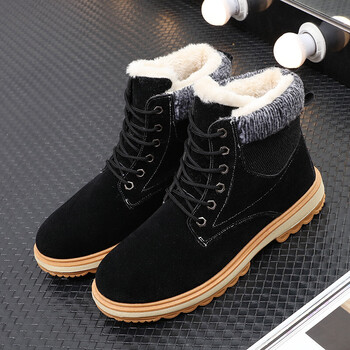 尚徒（shangtu）男士9904款高幫棉鞋保暖黑色 41