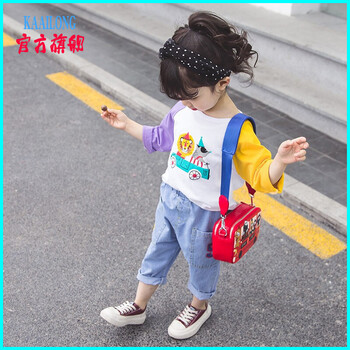 春季卡通牛仔