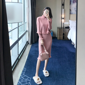甜美日系连衣裙粉色