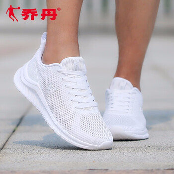 喬丹跑步鞋白色/銀色-網(wǎng) 