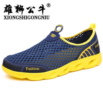 雄獅公牛（XIONGSHIGONGNIU）男士藍黃-男款 
