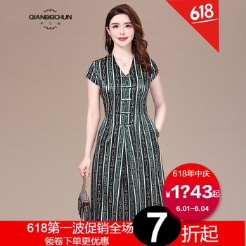清新條紋裙，讓你的少女心