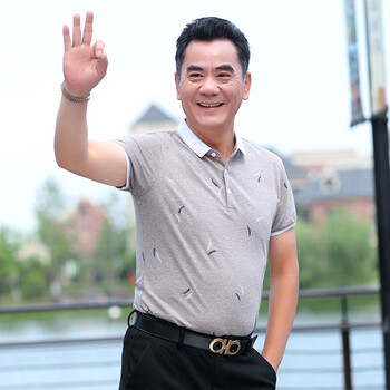 花花公子（PLAYBOY ESTABLISHED 1953） 長(zhǎng)袖 男士T恤 藍(lán)灰色5811 