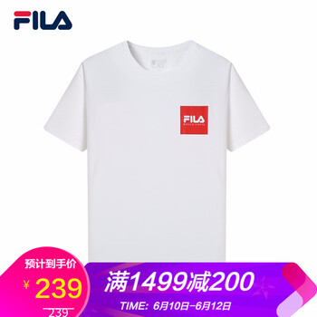 FILA 短袖 男士T恤 傳奇紅-RD 