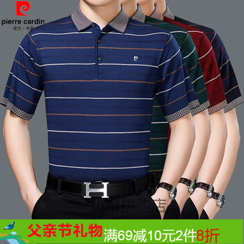 皮爾卡丹（pierrecardin） 短袖 男士T恤 3001藍色 