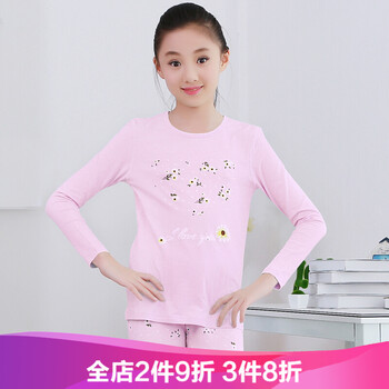 女童秋衣萊卡棉