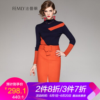 呢子連衣裙歐美