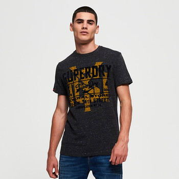 Superdry 短袖 男士T恤 黑灰色 