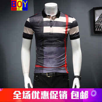 CHIC BOY 短袖 男士T恤 圖色 