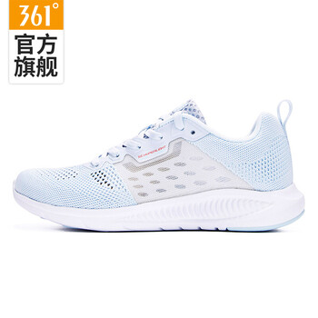 361度跑步鞋淺霧灰/冰川藍 37