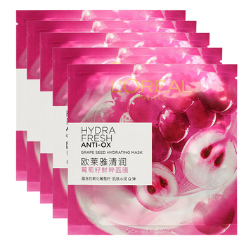 歐萊雅（LOREAL）面膜控油平衡，補(bǔ)水保濕，清潔，去黑頭，提拉緊致，提亮膚色