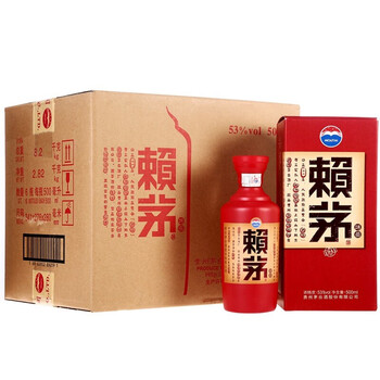 賴茅53375mL-500mL，500ml*6 醬香型，醬香