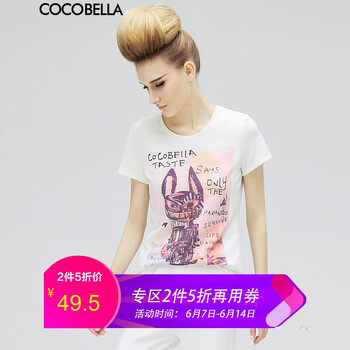 COCOBELLA  短袖 T恤 女 圓領(lǐng)