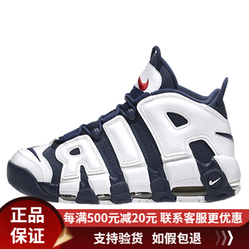 耐克（NIKE）籃球鞋藍白414962 104 