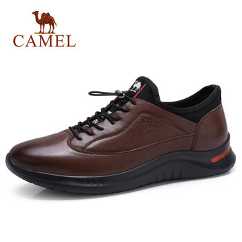 駱駝（CAMEL）男士A832266740  紅棕 38