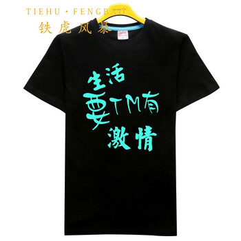 鐵虎風暴（TIEHUFENGBAO） 短袖 男士T恤 夜光生活激晴 