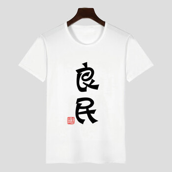 鼎度（DINGDU） 短袖 男士T恤 良民 