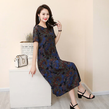 圓領(lǐng)連衣裙，小身材也要美美噠
