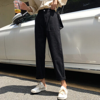 韓版帥氣女褲