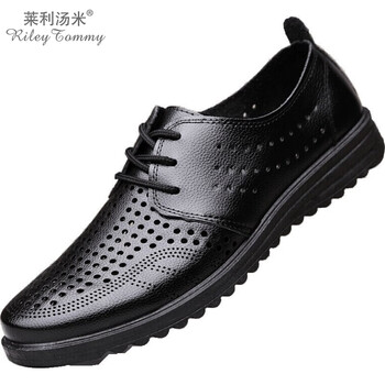 萊利湯米（RileyTommy）男士108黑色洞洞(夏季款) 