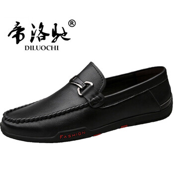 帝洛馳（DILUOCHI）男士黑色 四季鞋 