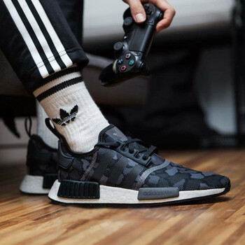 阿迪達(dá)斯（Adidas）跑步鞋黑紫迷彩D96616 36，37，38，39，40.5，41，42