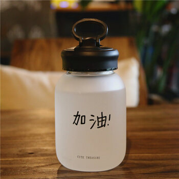 創(chuàng)意玻璃水杯，喝出健康小情調(diào)