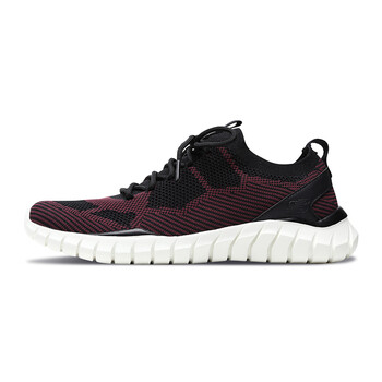 斯凱奇（Skechers）男士黑色/酒紅色 41