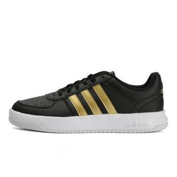 阿迪達(dá)斯（Adidas）籃球鞋黑黃 39