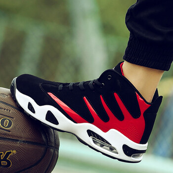 鬼八哥籃球鞋YJ-5004黑紅色 41