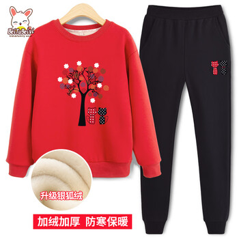 兒童加絨衛(wèi)衣圓領(lǐng)
