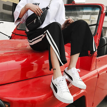 曲線美，高腰九分褲讓你秒變長(zhǎng)腿