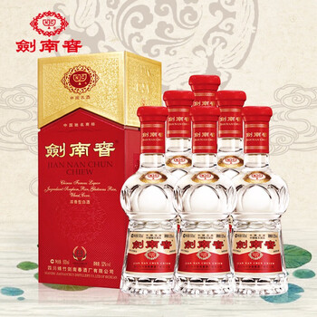 劍南春52度375mL-500mL，500mL*6 濃香型，濃香