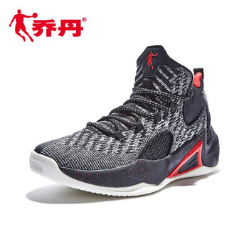 喬丹（QIAODAN）籃球鞋極光紅-黑色 