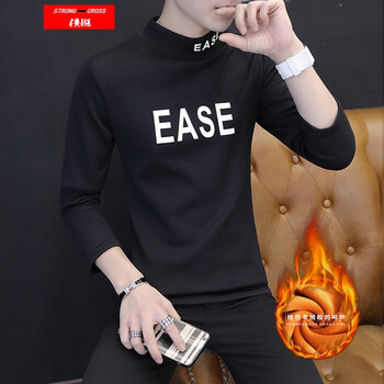 橫鏹（STRONG CROSS） 長(zhǎng)袖 男士T恤 703EASE黑色 