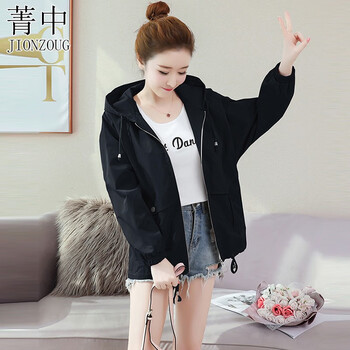 菁中（JIONZOUG） 圓領(lǐng) 長袖 女 短外套 不對(duì)稱