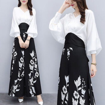 微道衣足（WEIDAOYIZU） 高腰 裙褲 女 長(cháng)褲 休閑褲