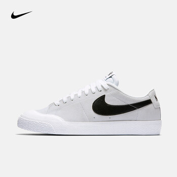 耐克（NIKE）板鞋864348-101橡皮淺褐/黑/白 