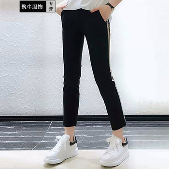 華倫哥弟萊思（Knzogirdeard） 高腰 直筒褲 女 九分褲 休閑褲