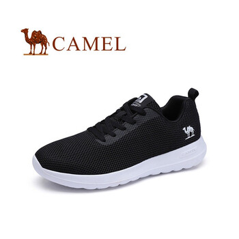 駱駝（CAMEL）男士A912304590  黑色男款 37