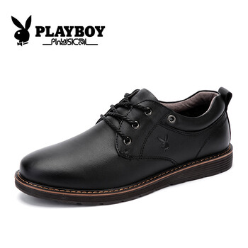 花花公子（PLAYBOY）男士黑色（加棉） 40