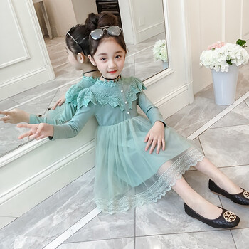 女大童蛋糕禮服裙