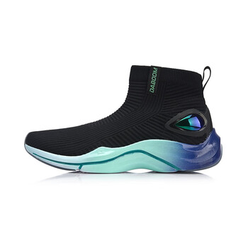 李寧（LI-NING）板鞋標(biāo)準(zhǔn)黑/標(biāo)準(zhǔn)白/熒光淺綠 