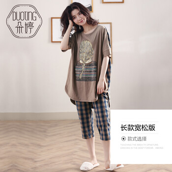 寬松印花連衣裙，打造清爽好身材