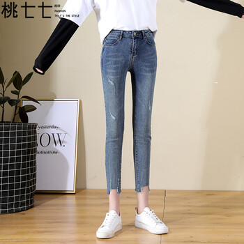 女款牛仔褲包郵淺色
